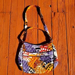 Vera Bradley Painted Feathers Carryall Crossbody